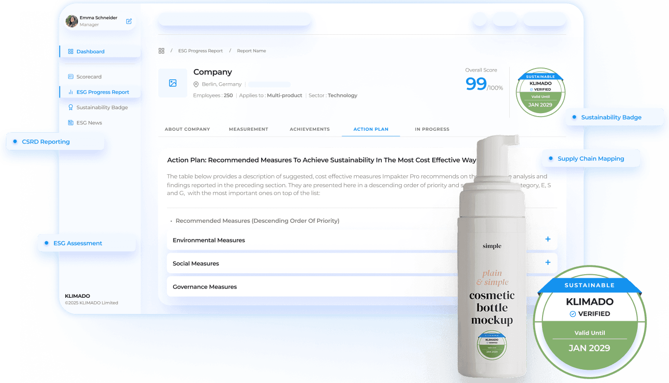 Sustainability Reporting: Easy. Affordable. Fast.